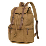 KAUKKO Vintage Canvas Backpack-Large Capacity, Multi-Functional Durable Outdoor Rucksack, 21.4L - kaukko