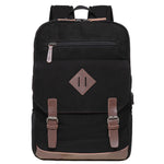 KAUKKO Vintage Canvas Backpack - Large Capacity,Multi-Functional Durable Outdoor Rucksack KF19, 16.2L - kaukko