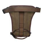 KAUKKO Vintage Canvas Leg Bag for Men Women Perfect for Cycling, Motorcycling and Hiking - kaukko