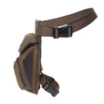 KAUKKO Vintage Canvas Leg Bag for Men Women Perfect for Cycling, Motorcycling and Hiking - kaukko