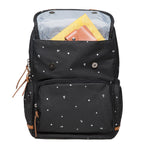 Laptop College Backpack for Teen Girls, Casual Daypack Fits 15.6" Laptop by KAUKKO (09-BLACK) - kaukko