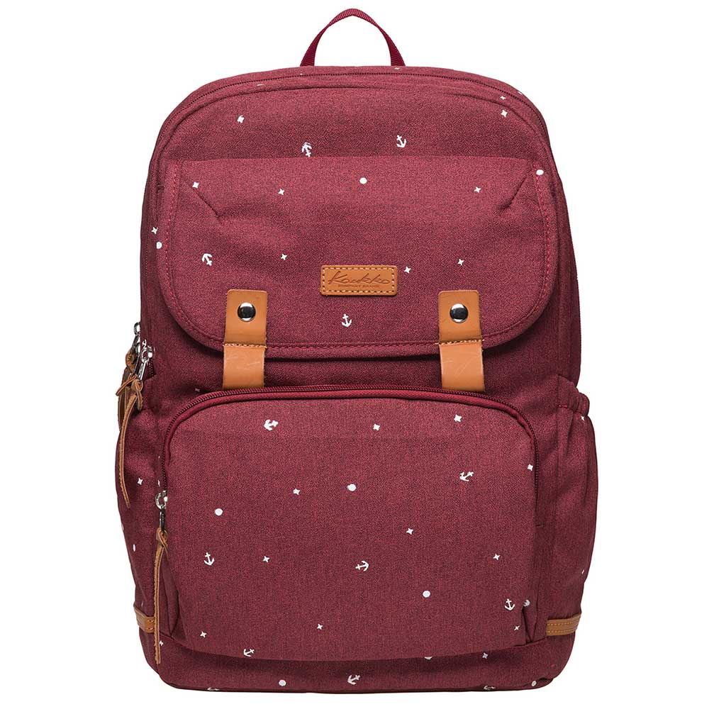Laptop College Backpack for Teen Girls, Casual Daypack Fits 15.6" Laptop by KAUKKO (09-RED) - kaukko