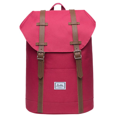 KAUKKO Travel Casual Backpack Laptop Daypack, EP6-7 ( Red / 14L )