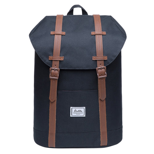 KAUKKO Travel Casual Backpack Laptop Daypack, EP6-7 ( Black / 14L )