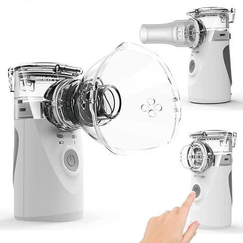 KAUKKO Portable Nebulizer, Nebulizer Machine for Adults and Kids, Ultrasonic Nebulizer of Cool Mist
