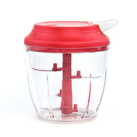 Manual Garlic Chopper, Kitchen Chopper Masher Hand Food Processor Mini Garlic Press