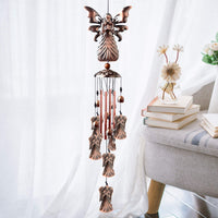 KAUKKO Angel Wind Chimes, Copper Wind Chimes, Garden Decor, Gifts for Women, Gifts for mom, Wind Chimes Outdoor, Memorial Wind Chimes, Wind Bell