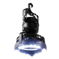 KAUKKO Portable LED Camping Lantern with Ceiling Fan - Hurricane Emergency Survival Kit