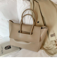 KAUKKO Fashion Women Shoulder Bags Solid Color Messenger Bag Khkai