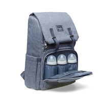 KAUKKO Diaper Bag Baby Backpack （light grey）