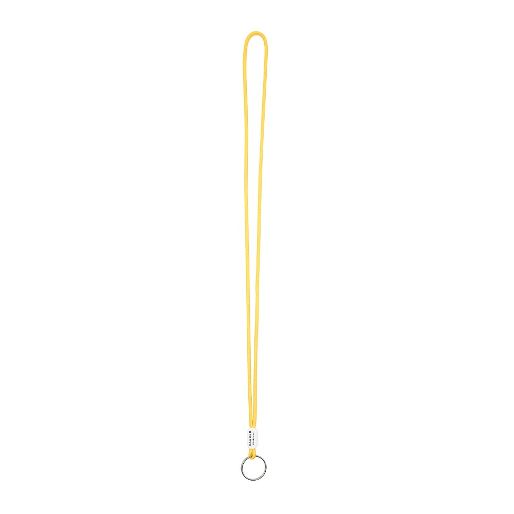 KAUKKO Unisex Lanyard Short Keyring Key Chain, robust and practical (02-Yellow)