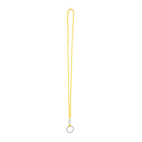 KAUKKO Unisex Lanyard Short Keyring Key Chain, robust and practical (02-Yellow)