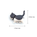 Refrigerator Magnets Decorative Cute Kitten Cat Lovers Funny 9pcs-Set, Gift