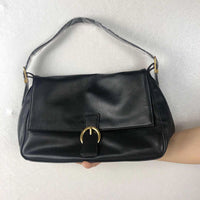 KAUKKO New bm same style underarm bag trendy simple retro handbag large capacity soft leather shoulder bag women bag White