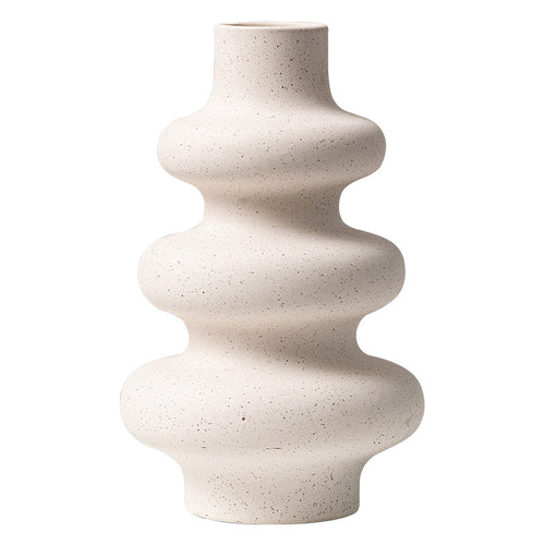 KAUKKO Creative Modern New Unglazed Vase Frosted Particle Flower  Decoration Crafts Office Desktop Home Soft Decoration CV04-02