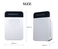 KAUKKO HEPA Air Purifiers for Home with UV Light, Eliminate Pollen Pet Hair Dander Smoke Dust Odors Airborne Contaminants for bedroom