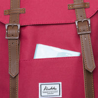 KAUKKO Travel Casual Backpack Laptop Daypack, EP6-7 ( Red / 14L )