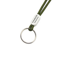 KAUKKO Unisex Lanyard Short Keyring Key Chain, robust and practical (02-Green)