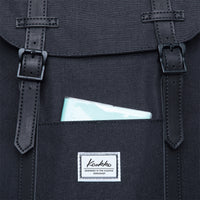 Lightweight Outdoor Backpack, KAUKKO Travel Casual Backpack ( Black )