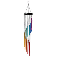 KAUKKO European-style 29-inch colorful colorful 14-tube rotating metal beech wind chimes creative home decoration
