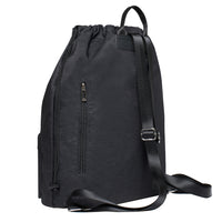 New Drawstring Canvas Bag Sports Bag Backpack Oxfor by KAUKKO