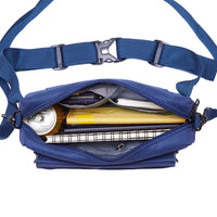 KAUKKO Water Repellent Lightweight Waist Bag With Adjustable Belt ( Blue )