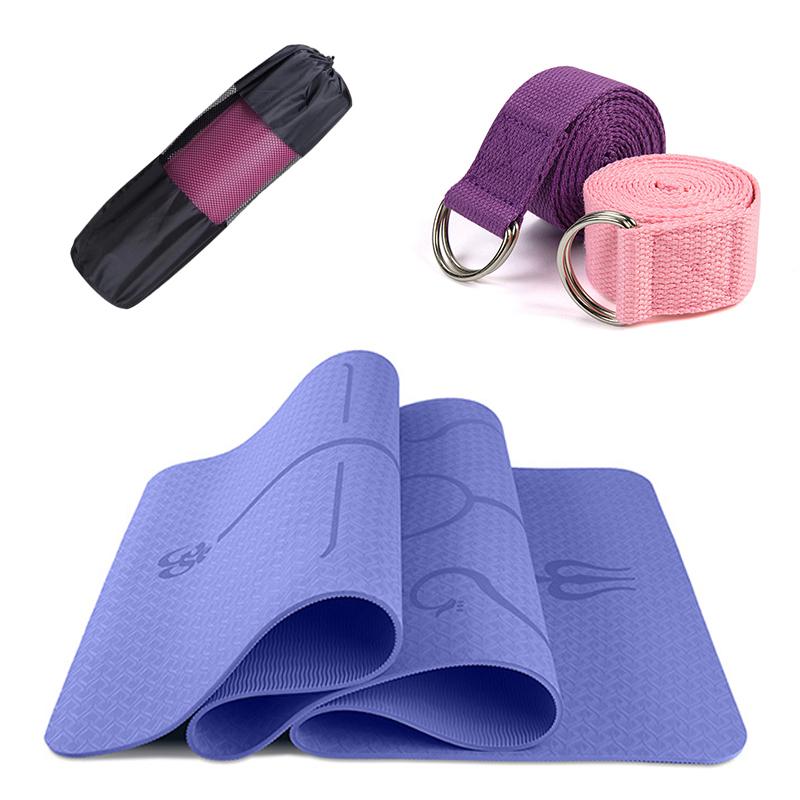 KAUKKO Yoga Mat, Eco Friendly Workout Mat, Non Slip Fitness Exercise ...