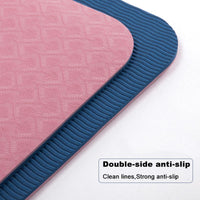 KAUKKO Yoga Mat, Eco Friendly Workout Mat, Non Slip Fitness Exercise Mat,Workout Mat With Body Alignment System, Pilates and Floor Exercises