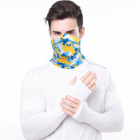KAUKKO Face Mask Mouth Cover Bandanas for Dust, Outdoors, Festivals, Sports