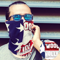 KAUKKO Face Mask Mouth Cover Bandanas for Dust, Outdoors, Festivals, Sports