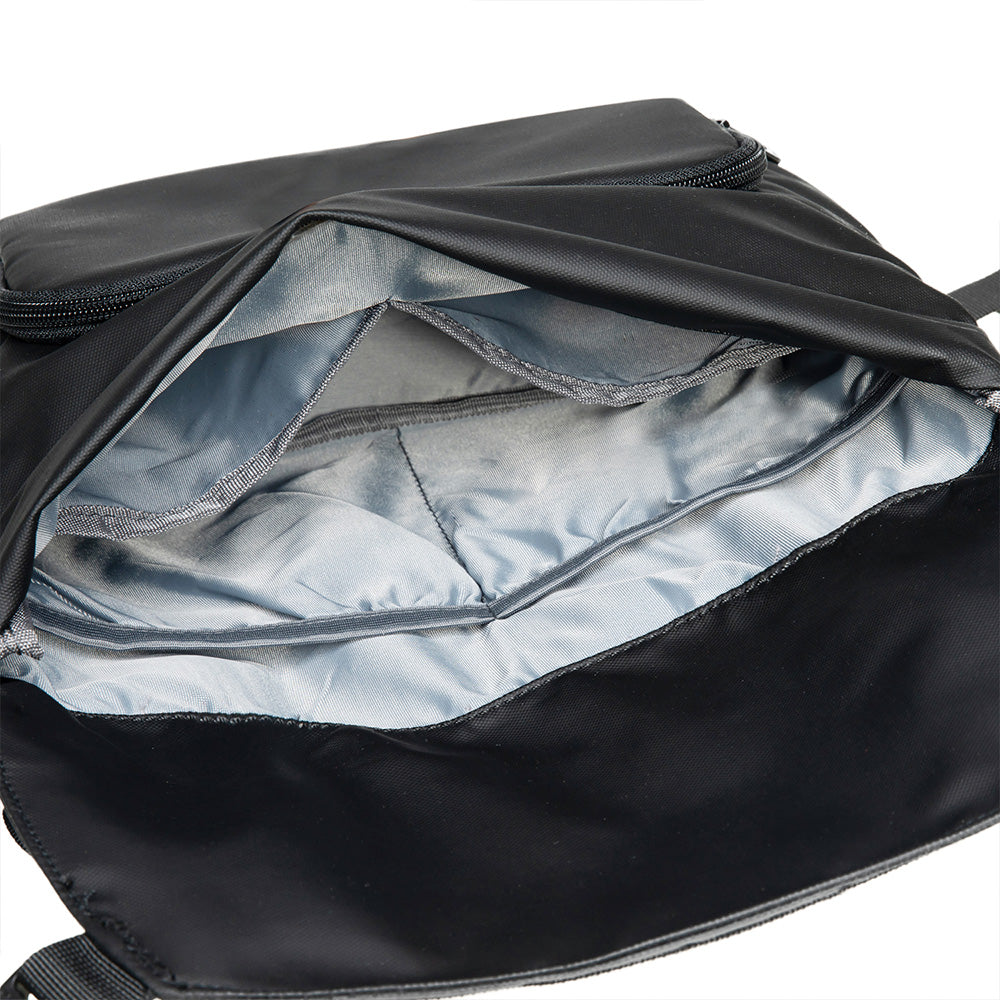 Mens Vintage Canvas Shoulder Messenger Bag Chest Leather Patchwork Messenger Bag