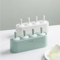 Popsicle Molds, 4 Cavities Silicone Popsicle Molds