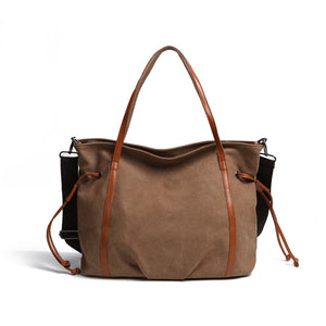 KAUKKO Canvas Shopper Bag Women Tote Bag, Handbag