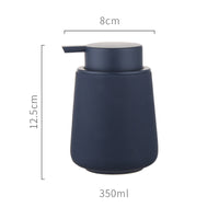 KAUKKO Soap dispenser sub-bottling hand sanitizer bottle lotion bottle press bottle bathroom kit wash set(01 blue)