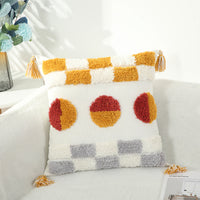 KAUKKO Modern Minimalist Fashion Sofa Pillow Decorative Throw Pillow Covers 35 x50, Soft Plush Faux Wool Couch Pillow Covers Set of 2, P02-6