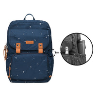 Laptop College Backpack for Teen Girls, Casual Daypack Fits 15.6" Laptop by KAUKKO (09-BLUE)