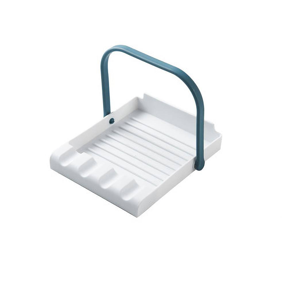 Silicone Utensil Rest with Drip Pad for Multiple Utensils, Heat-Resistant, Kitchen Utensil Holder for Spoons