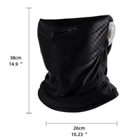 KAUKKO Halswärmer Schlauchschal Fleece Winddicht Loop Schal für Outdoor Motorrad Fahrrad Stricken Warmer