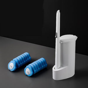 Disposable Toilet Cleaning System - ToiletWand, Storage Caddy and 32 Disinfecting ToiletWand Refill Heads
