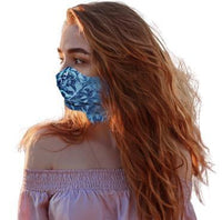 KAUKKO Face Mask Mouth Cover Bandanas for Dust, Outdoors, Festivals, Sports