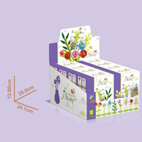KAUKKO Flower Bouquet Building Kit, Flower Building Blocks, Artificial Flowers Building Toys Creative Project for Adults Botanical Collection（FB01-D）