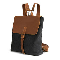 KAUKKO Women's Bag in Vintage Casual Canvas and Leather Canvas