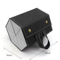 KAUKKO Sunglasses Organizer 6 Slots Travel Glasses Case Multiple Pairs Eyeglasses Storage Box Hanging Eyewear Holder Black