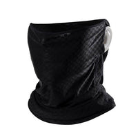 KAUKKO Halswärmer Schlauchschal Fleece Winddicht Loop Schal für Outdoor Motorrad Fahrrad Stricken Warmer