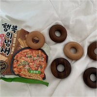 KAUKKO 4 pcs/set Creative Donut Shaped Snack Bag Sealing Clip Tea Moisture-proof Sealing Clip Nuts Chips Clamps Clip