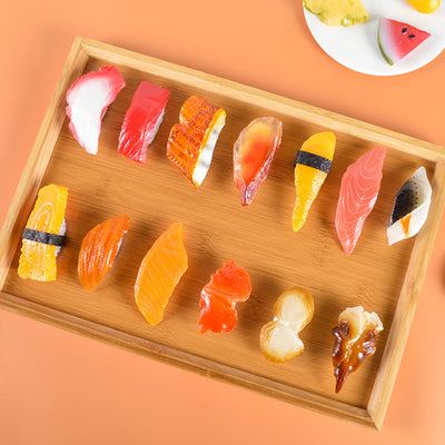 Refrigerator Magnets Sushi Theme for Food Lover Restaurant, 13pcs-Set