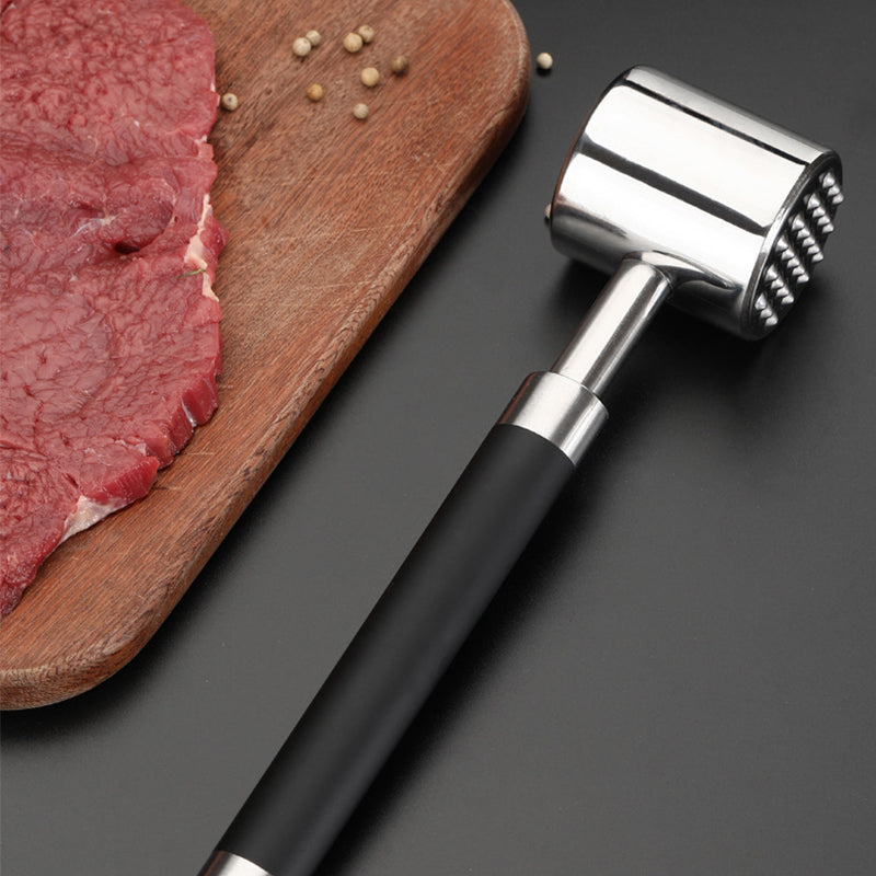 Meat Tenderizer Hammer Mallet, Professional-Grade 304 Stainless Steel Kitchen Meat Masher, Dishwasher-Safe Meat Pounder Flattener