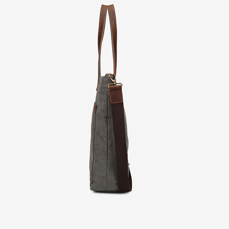 Kaukko Women's Bag in Vintage Casual Canvas and Leather Canvas