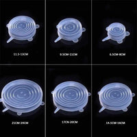 Silicone Stretch Lids, 12 Pack of Silicone Food Covers