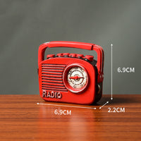 KAUKKO 6 pcs Creative Antique Resin Ornaments, Home Mini Vintage Models, Table top Decorations Collectible Gifts.(V02)